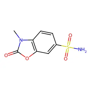3-Methyl-2-oxo-2,3-dihydro-1,3-benzoxazole-6-sulfonamide structure