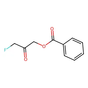 苯甲酸氟乙酰甲酯 structure