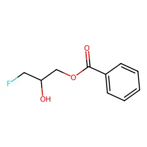 苯甲酸3-氟-2-羟丙酯 structure