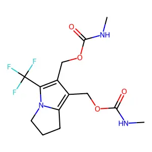 [2-(methylcarbamoyloxymethyl)-3-(trifluoromethyl)-6,7-dihydr structure