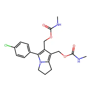 [3-(4-chlorophenyl)-2-(methylcarbamoyloxymethyl)-6,7-dihydro structure