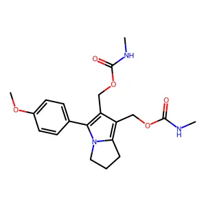 [3-(4-methoxyphenyl)-2-(methylcarbamoyloxymethyl)-6,7-dihydr structure