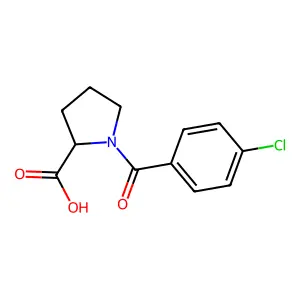 1-(4-Chlorobenzoyl)proline structure