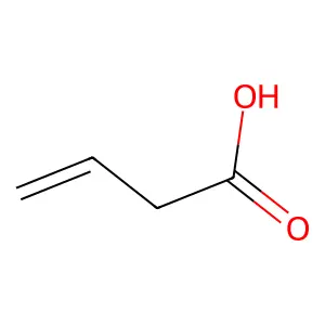 3-丁烯酸 structure
