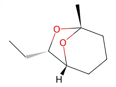 (1R,5S,7S)-7-ethyl-5-methyl-6,8-dioxabicyclo[3.2.1]octane structure