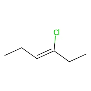 3-Hexene, 3-chloro- structure