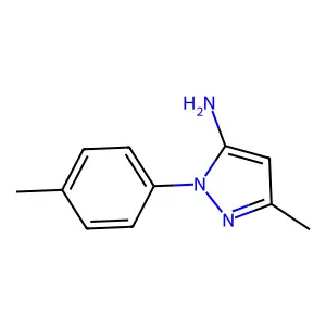 3-甲基-1-(4-甲基苯基)-1H-吡唑-5-胺 structure
