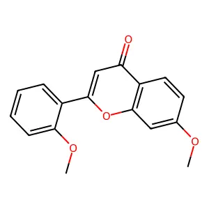 7,2'-Dimethoxyflavone structure