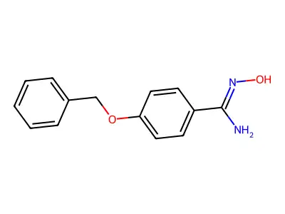 N'-hydroxy-4-phenylmethoxybenzenecarboximidamide structure