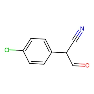 4-氯-α-甲酰基苯乙腈 structure