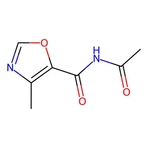 5-Oxazolecarboxamide, N-acetyl-4-methyl- structure