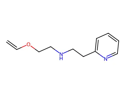 (2-Pyridin-2-yl-ethyl)-(2-vinyloxy-ethyl)-amine structure