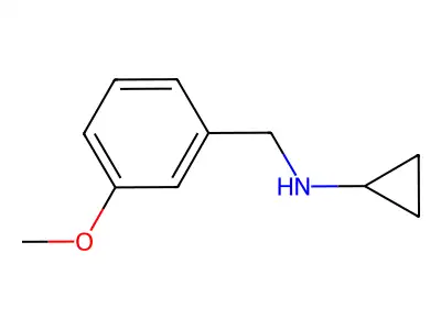 N-((3-methoxyphenyl)methyl)cyclopropanamine structure