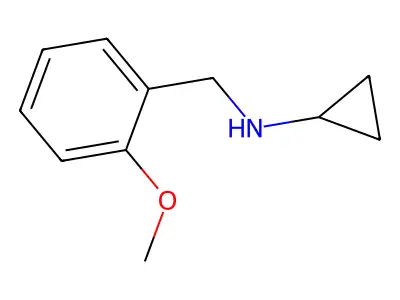 N-((2-methoxyphenyl)methyl)cyclopropanamine structure