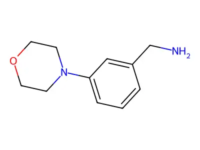(3-Morpholinophenyl)methylamine structure