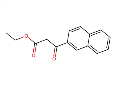 3-Naphthalen-2-yl-3-oxopropionic acid ethyl ester structure