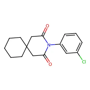 3-(3-Chlorophenyl)-3-azaspiro[5.5]undecane-2,4-dione structure