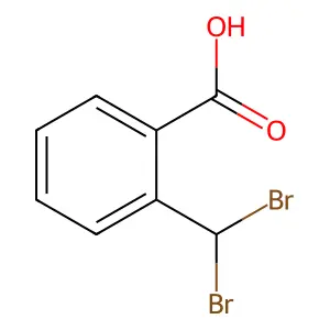 2-(二溴甲基)苯甲酸 structure