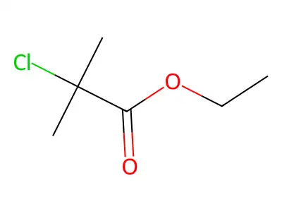 Ethyl 2-chloro-2-methylpropanoate structure