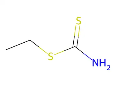 Ethyl carbamodithioate structure