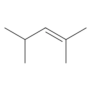 2,4-Dimethylpent-2-ene structure