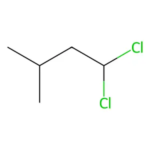 Butane, 1,1-dichloro-3-methyl- structure