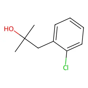 Benzeneethanol, 2-chloro-alpha,alpha-dimethyl- structure