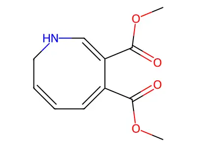 Dimethyl 1,2-dihydroazocine-6,7-dicarboxylate structure