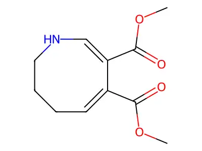 Dimethyl 1,2,3,4-tetrahydroazocine-6,7-dicarboxylate structure