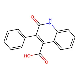 2-Hydroxy-3-phenylquinoline-4-carboxylic acid structure