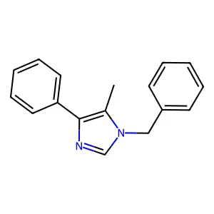 1-Benzyl-4-phenyl-5-methylimidazole structure