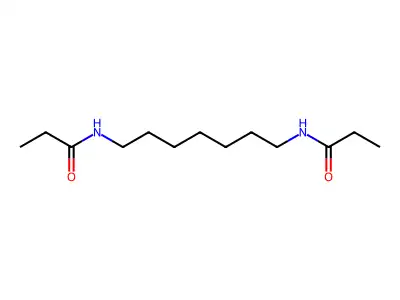 Propanamide, N,N'-1,7-heptanediylbis- structure