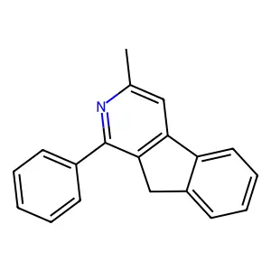 3-Methyl-1-phenyl-9H-indeno[2,1-c]pyridine structure