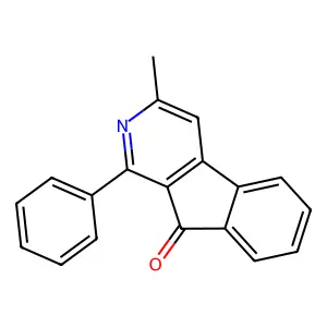 3-Methyl-1-phenyl-9H-indeno[2,1-c]pyridin-9-one structure