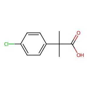 2-(4-氯苯基)-2-甲基丙酸 structure