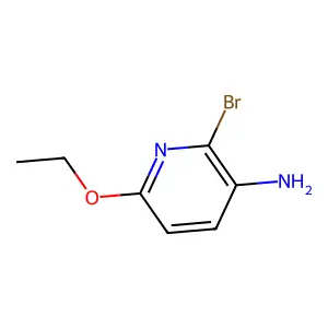 3-Amino-2-bromo-6-ethoxypyridine structure