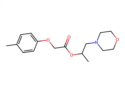 1-(Morpholin-4-yl)propan-2-yl (4-methylphenoxy)acetate structure