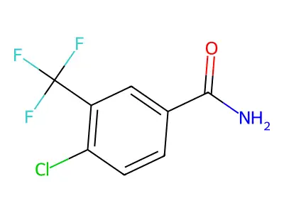 4-Chloro-3-(trifluoromethyl)benzamide structure