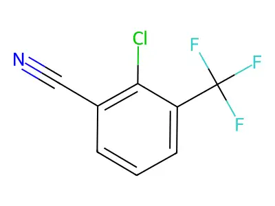 2-Chloro-3-(trifluoromethyl)benzonitrile structure