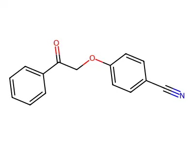Benzonitrile, 4-(2-oxo-2-phenylethoxy)- structure
