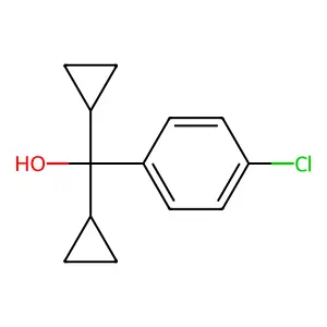 4-Chloro-alpha,alpha-dicyclopropylbenzenemethanol structure