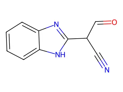2-(1H-Benzo[d]imidazol-2-yl)-3-oxopropanenitrile structure