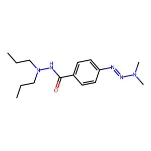 4-[(1E)-3,3-Dimethyltriaz-1-en-1-yl]-N',N'-dipropylbenzohydrazide structure