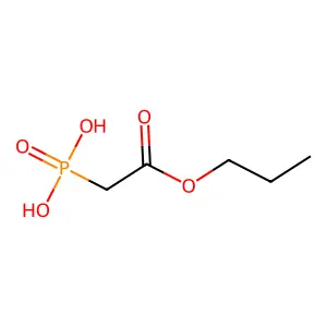 Acetic acid, phosphono-, 1-propyl ester structure