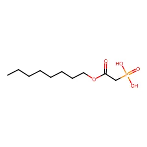Acetic acid, phosphono-, 1-octyl ester structure