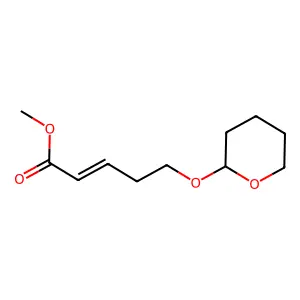Methyl 5-(oxan-2-yloxy)pent-2-enoate structure