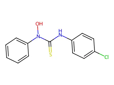 N'-(4-Chlorophenyl)-N-hydroxy-N-phenylthiourea structure