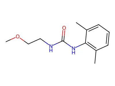 1-(2-Methoxyethyl)-3-(2,6-xylyl)urea structure