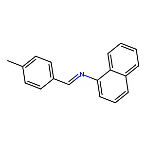 1-Naphthalenamine, N-[(4-methylphenyl)methylene]- structure