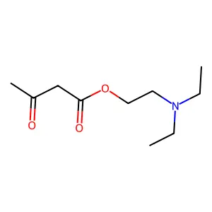 2-(Diethylamino)ethyl 3-oxobutanoate structure